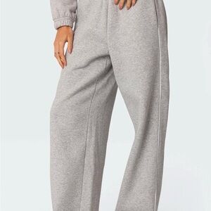 Edikted Women's Gray Straight Leg Pants
